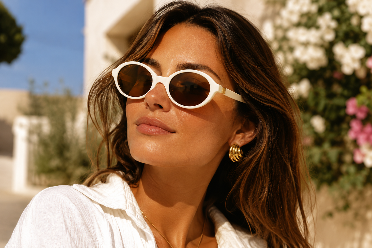 ByAmara Icon Sunglasses - vintage retro zonnebril, productfoto 4
